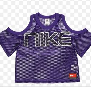 Nike Mesh Cold Shoulder top